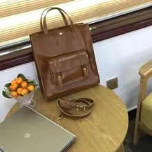 Винтажная женская сумка Большая вместительная сумка через плечо из искусственной кожи женская сумка-мессенджер женская большая сумка-тоут портфель bolsa feminina