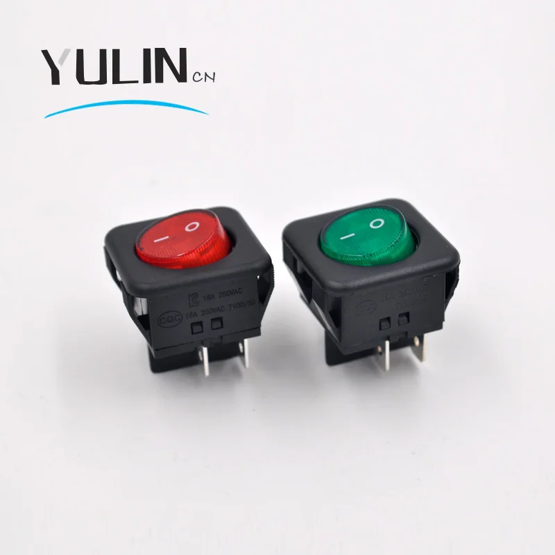 RK1 05 Rocker Switch ON OFF 4 Pins Power Switches Push Button Switches ...