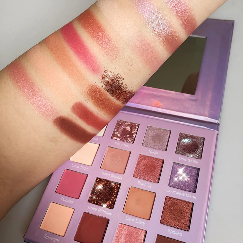 

New Eye Shadow 16 Color Butterfly Eye Shadow Disc Three-dimensional Eye Makeup Sequins Makeup Eye Shadow Eyeshadow Palette TSLM1