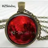 2017 New Arrival Blood Moon Pendant Necklace Nebula Astrology Gothic Galaxy Outer Space Mens Womens Glass cabochon jewelry HZ1 ► Photo 2/6