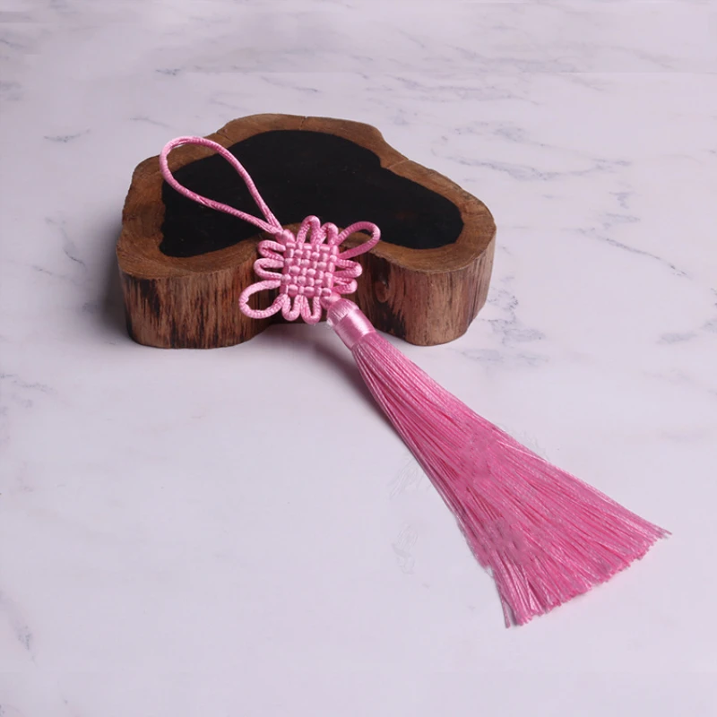 10PC 중국어 매듭 술 DIY 펜던트 펜던트 쥬얼리 의류 장식 액세서리 자동차 키 가방 펜던트 DIY 공예 술 프린지