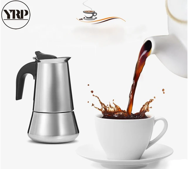 Stainless Steel Coffee Pot Italian Moka Pot Espresso Coffee Maker Pot Cafe  Percolator Maker Coffee Tools For Latte Stovetop - AliExpress