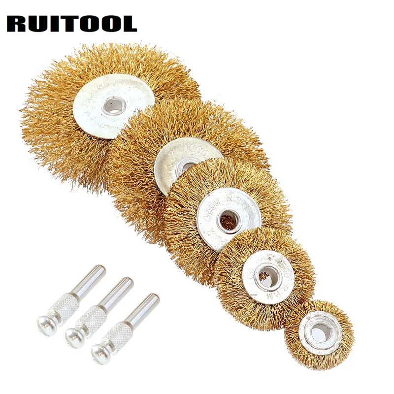 Buy 8 Pcs Wire Wheel Brushes 25 75mm Rust Remover