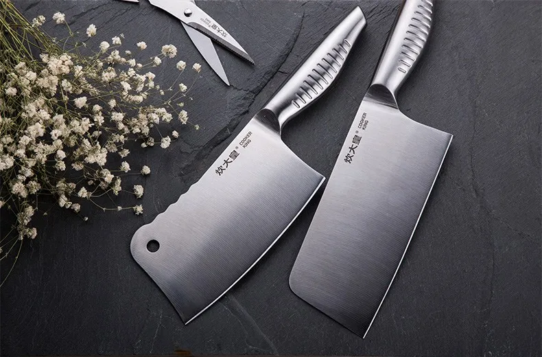 Плита King Кухонные ножи 7 шт. набор шеф-повар santoku измельчитель вырезать мясо фрукты овощи Ножи Пособия по кулинарии инструмент для заточки