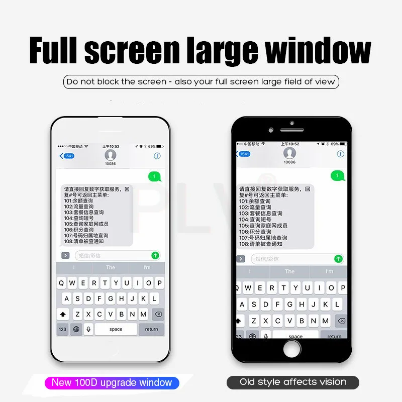 Schutz Gehärtetem Glas Auf Die Für iPhone x xs 7 8 Plus Glas Screen Protector Soft Rand Voll Curved