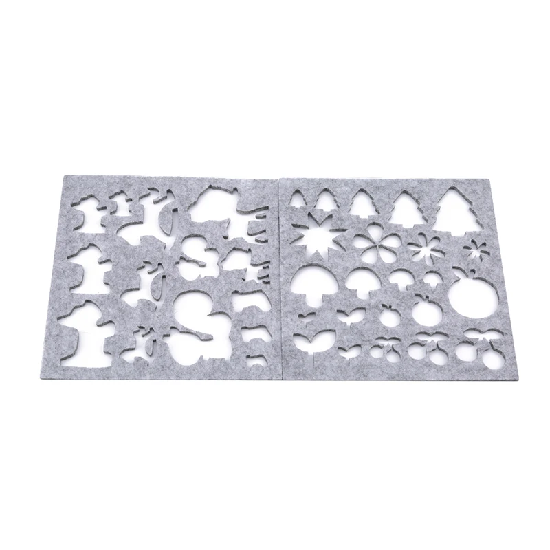7pcs Needle Felting DIY Applique Mold Wool Felt Shapes Mold For