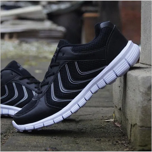 

men sneakers 2019 fashion breathable mesh man shoes lace-up lightweight casual vulcanized shoes zapatos de hombre tennis shoes