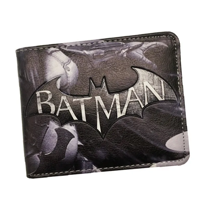  DC Comics The Batman Wallet  Animated Cartoon Purse for Young People Students Gift Card Holder Wallets With Tag Dollar Price 