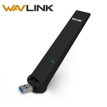 Wavlink Mini Wifi Adapter AC1300 Wireless Dual Band USB 3.0 Adapter With WPS Button for Windows XP Vista 7 8 10 Mac OS-Update