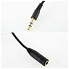 3.5 Jack  Expansion Adapter Stereo Audio Headphone Extension Female to Male Cable Cloth Lanyard Earphone Gold Plated Audio Line ► Photo 3/6