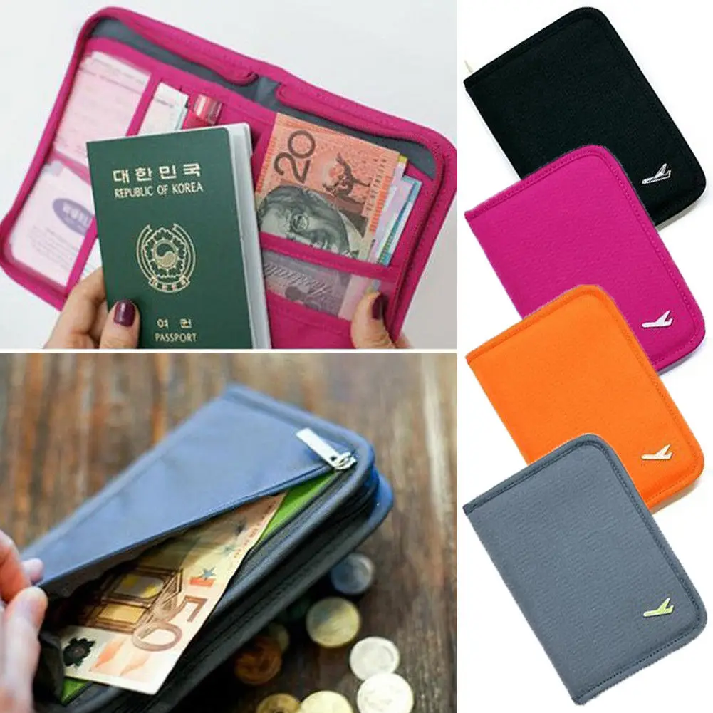 

2019 Hot Travel Organizer Passport Holder Card Package Credit Card Holder Wallet Document Package Fashion Multi Pocket Card Pack