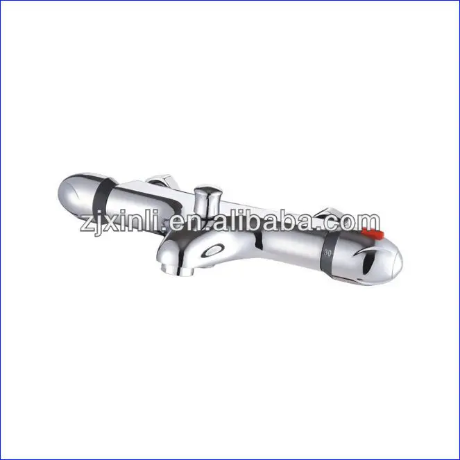 

X9012B - Luxury Wall Mounted Chrome Color Brass Thermostatic Bath Faucet