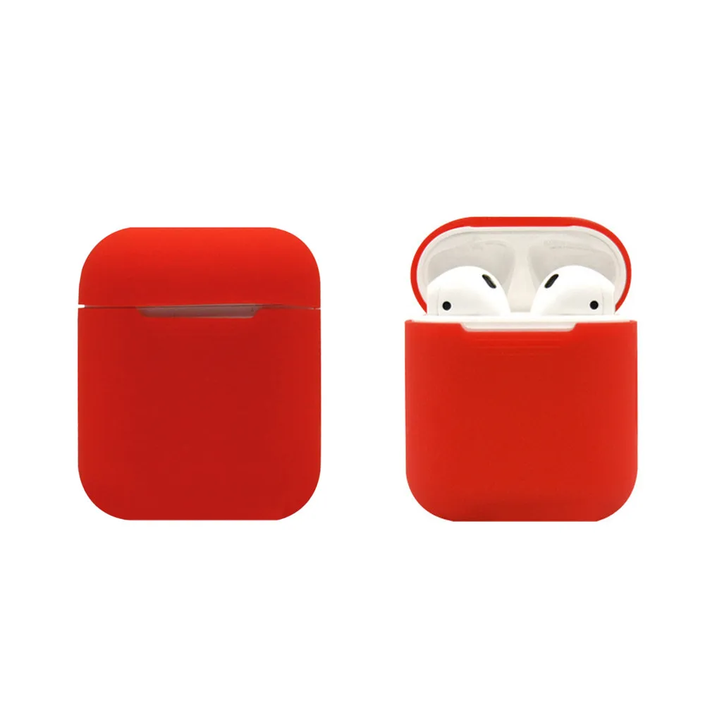 Для AirPods силиконовый чехол Защитная оболочка покрытие для Apple Airpod зарядный чехол