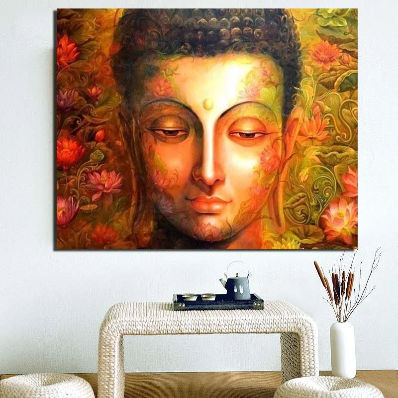 

Lord Buddha Painting HD Canvas Painting Print Living Room Home Decoration Artwork Modern Wall Art Oil Painting Posters Picture