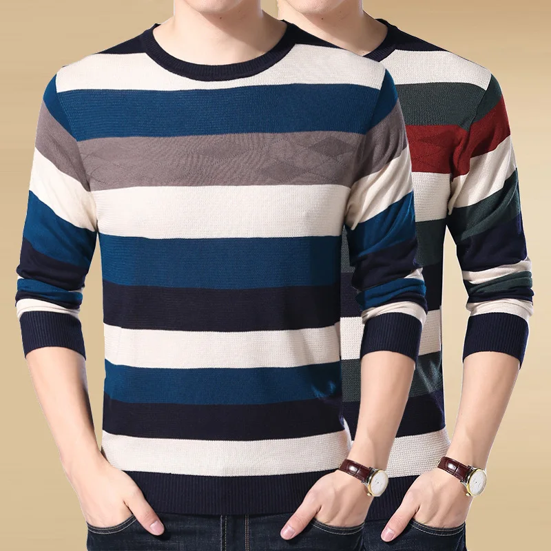 

Men Pullover Sweater Spring Autumn Male Long Sleeve Shirt Men's Sweaters O Neck Pull Homme Male Knitwear Pullover