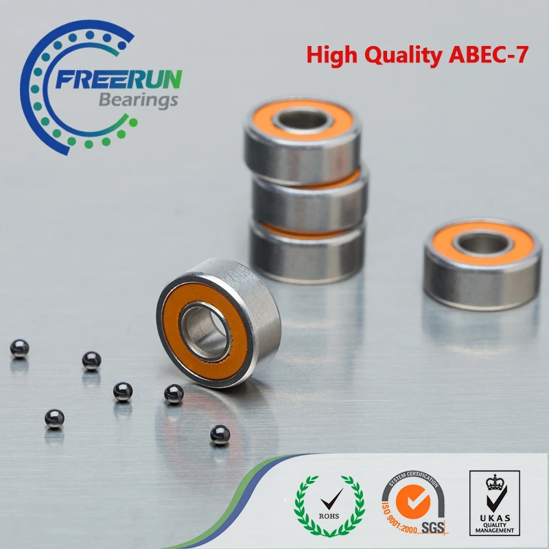 

5PCS 5X11X4mm SMR115 2OS CB ABEC7 LD 5x11x4 Stainless steel hybrid ceramic ball bearing Fishing Reel Bearin