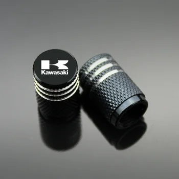 

4Piece/set Sport Styling Cars Accessories Car Wheel Tire Valve Caps Case For kawasaki