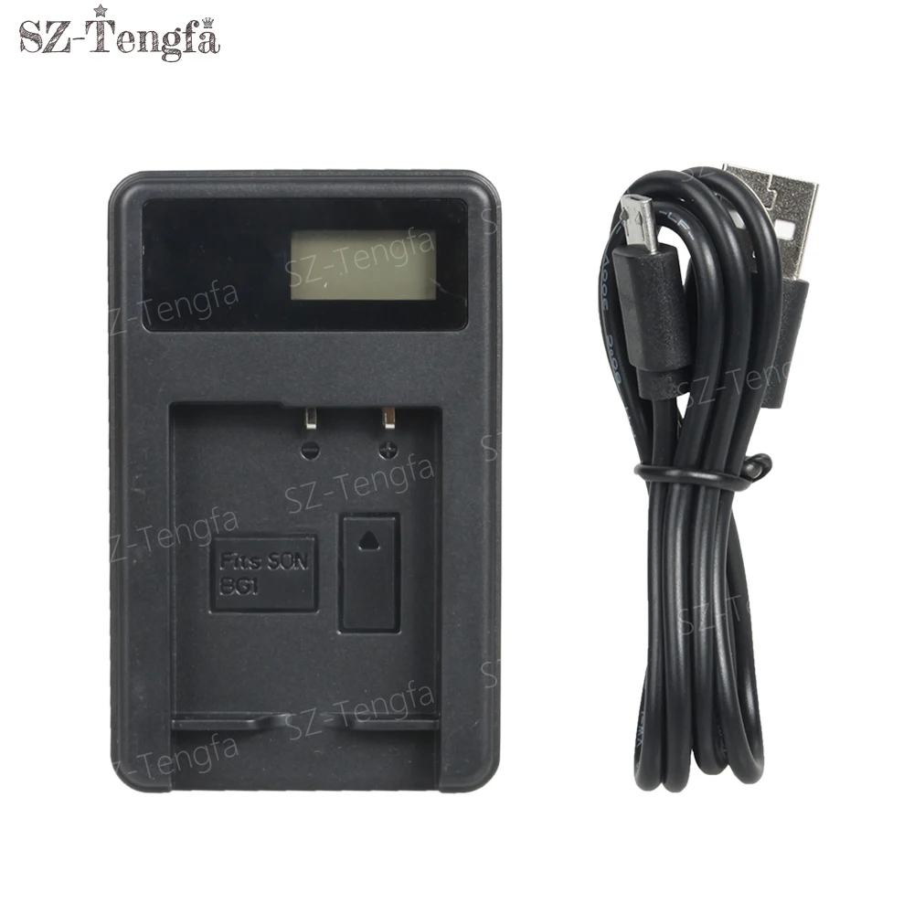 ЖК USB кабель зарядное устройство NP BG1 для SONY Cyber Shot DSC W150 HD 1080 W120 Camer|charger np-bg1|np-bg1
