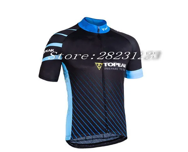 

2018 TOPEAK TEAM BLACK BLUE ONLY SHORT SLEEVE ROPA CICLISMO CYCLING JERSEY SUMMER CYCLING WEAR WITH POWER BAND SIZE XS-4XL