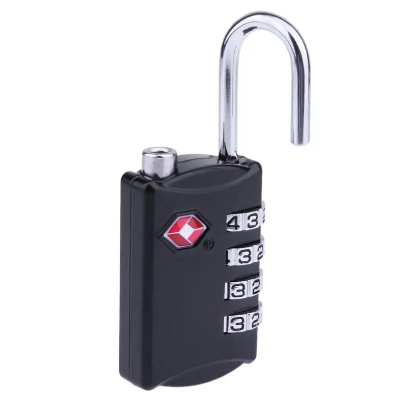 

4 Dial Digit Password Lock Combination Suitcase Luggage Metal Code Password Lock Padlock Zinc Alloy Coded Lock Keyed Padlock