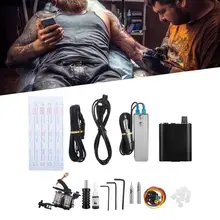 Комплект тату-машинки 2 типа профессиональный набор татуировки лайнер шейдер тату-машина иглы аксессуары инструмент пирсинг пистолет