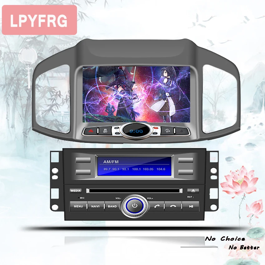 Best 8" Android 9.0 Ram 4GB 64GB For captiva Epica 2012-2015 Bluetooth Car Player Navigation Radio dvd cd wifi Stereo Video Audio 4