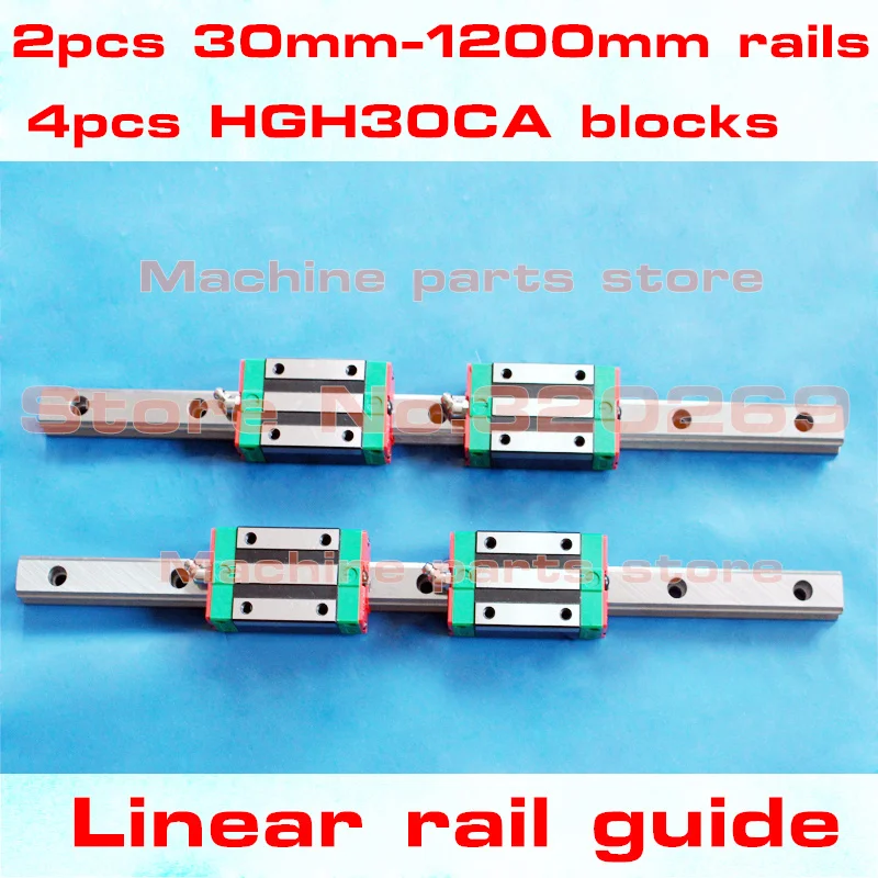 2pcs HGR30- 1200Mm Linear Rail Guide+ 4pcs HGH30CA Narrow Blocks for CNC | Обустройство дома