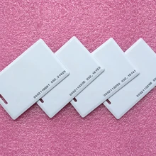 100 шт./кор. RFID карты TK4100 125 кГц, карта RFID EM Толстые ID карты подходит для системы контроля доступа и карты посещаемости