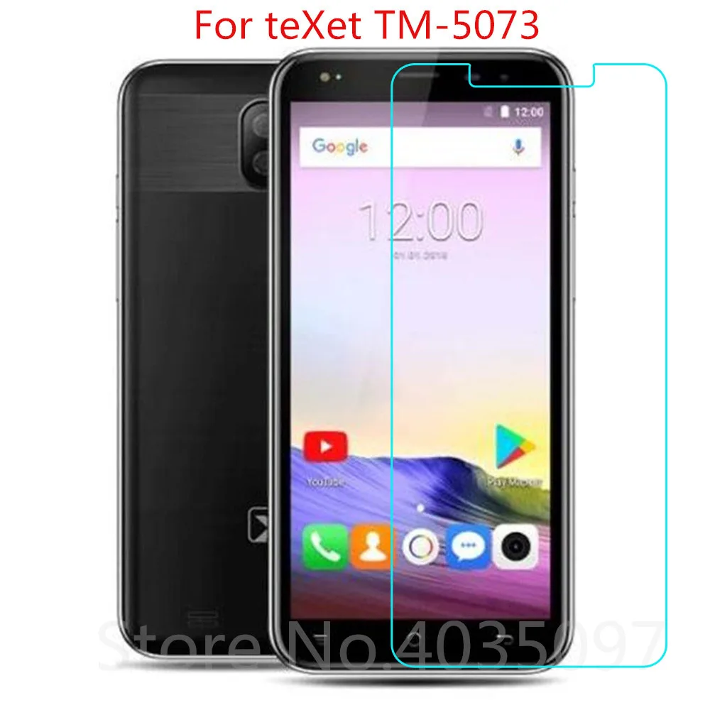

2.5D 9H Tempered Glass For teXet TM-5073 Glass on Phone Film Protective Screen Protector For teXet TM-5073 Glass