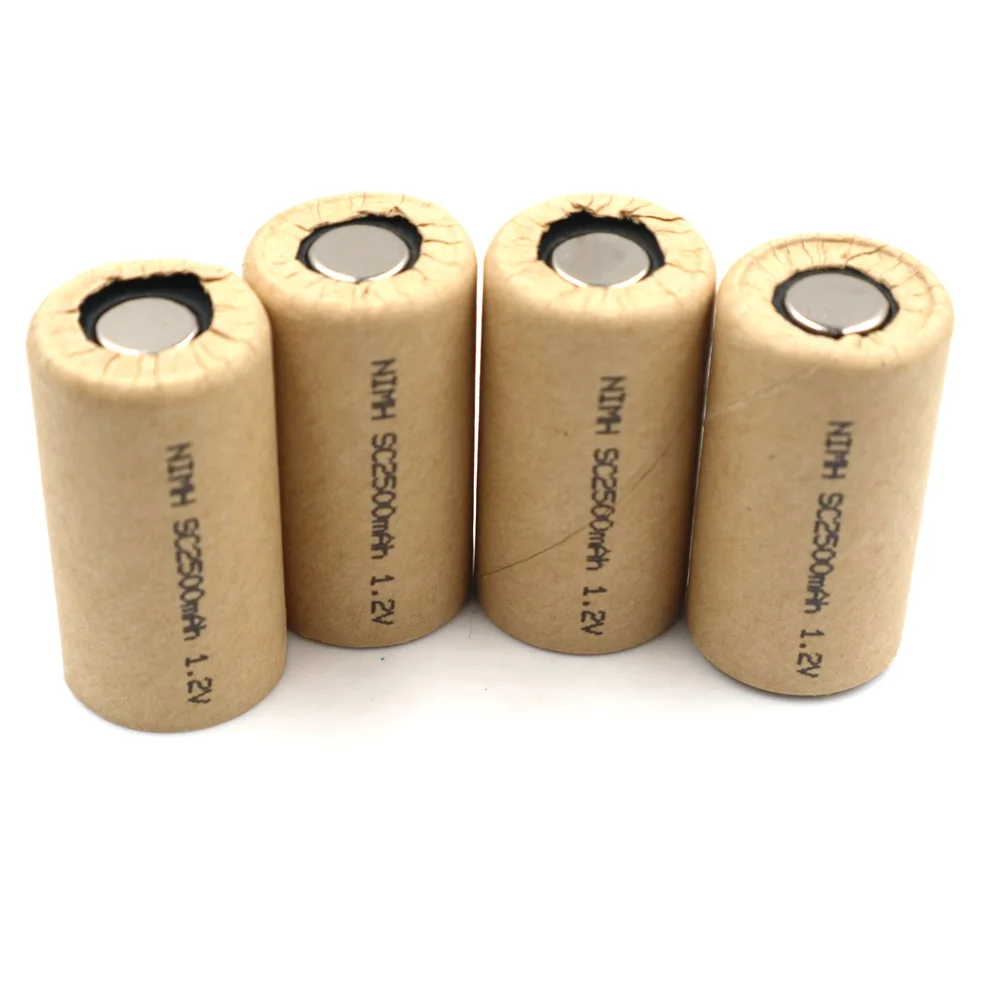 Ni mh SC2500mAh 30pcs SC2.5Ah NiMh Power Cell аккумуляторная батарея электроинструмент с уровнем