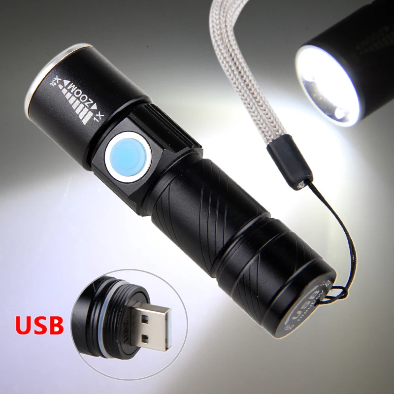 Flash Deal USB Rechargeable Bike Light R5 Zoomable Flashlight Adjustable Focus Torch with Built-in li-ion Battery for Camping Cycling 2 Flash Deal USB Rechargeable Bike Light R5 Zoomable Flashlight Adjustable Focus Torch with Built-in li-ion Battery for Camping Cycling 2