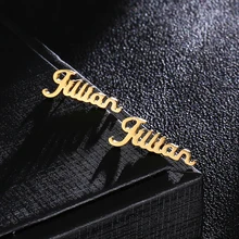 1 пара персонализированных пользовательских именных сережек для женщин настроить начальные курсивные таблички серьги-гвоздики для ювелирных изделий