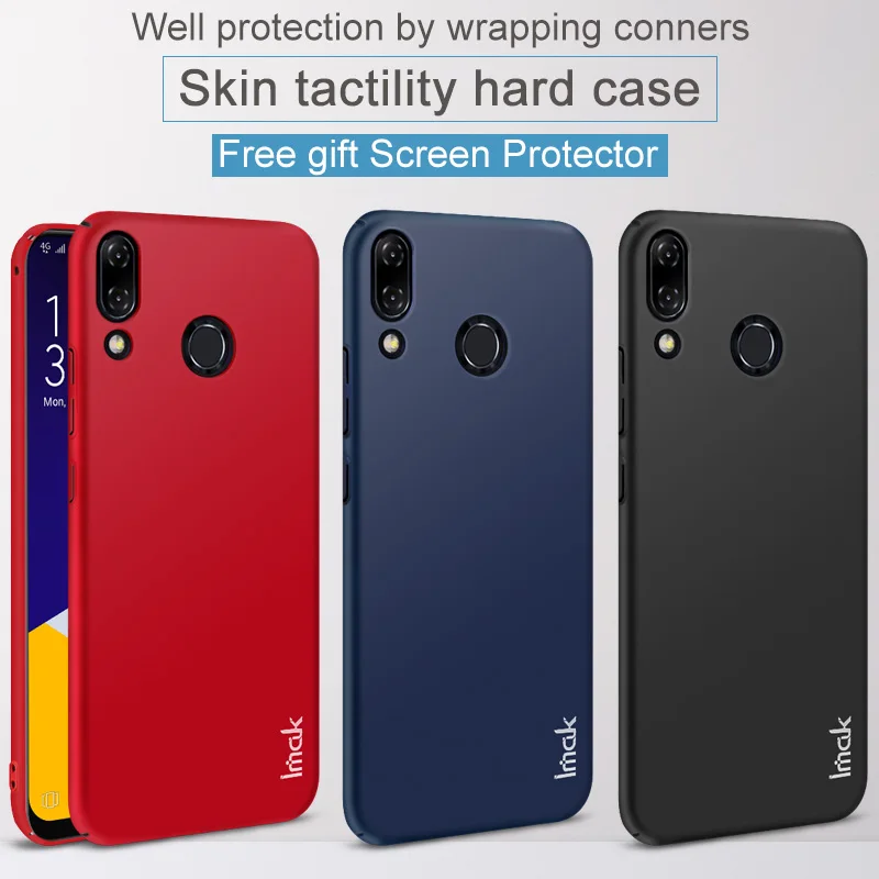Для Asus Zenfone 5 ZE620KL чехол iMAK Jazz тонкий кожи тактильность жесткий для телефона 5Z ZS620KL