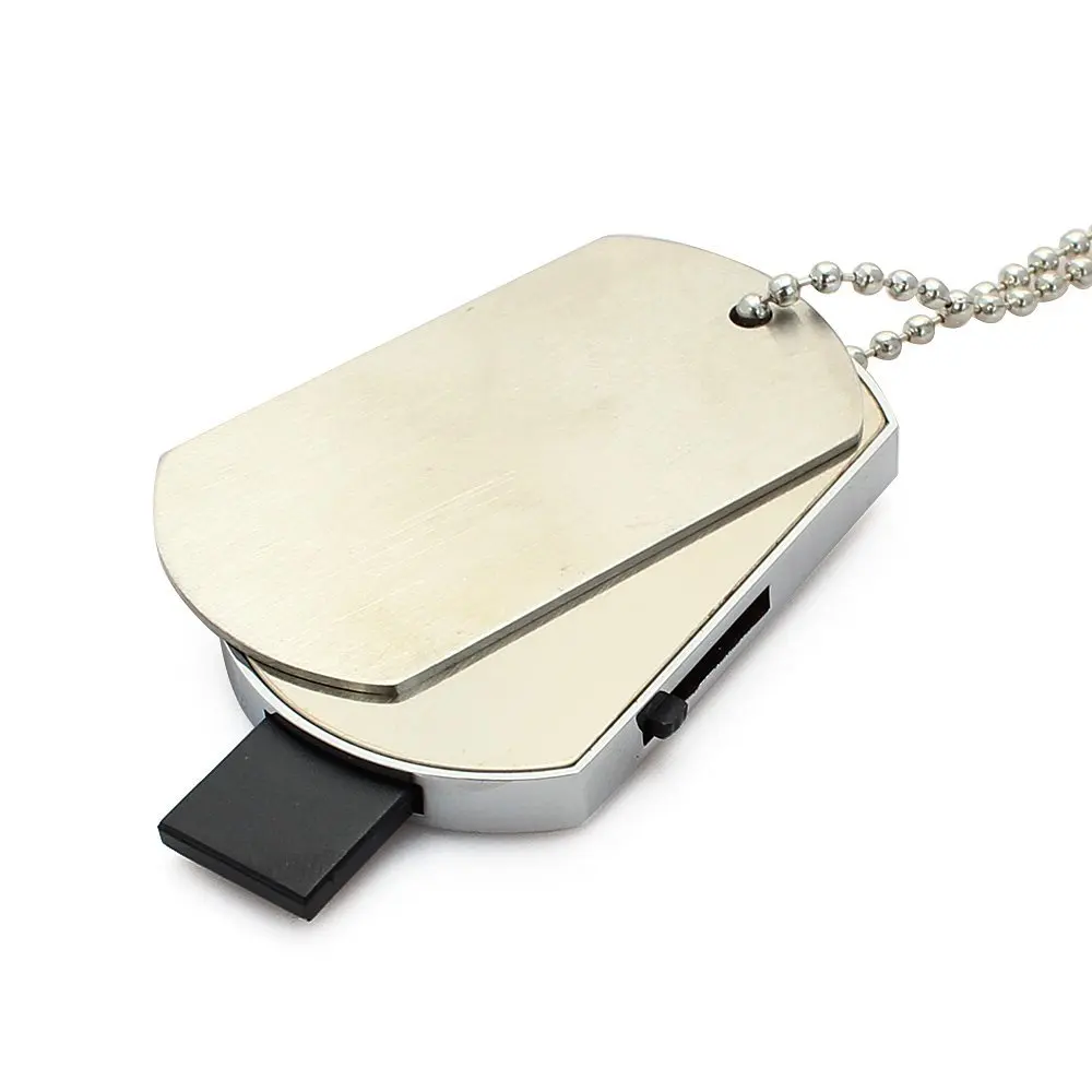 Лидер продаж 512 МБ 1 ГБ 2 4 8 рекламные подарки Mini USB 2.0 металла dog tag карту флэш памяти