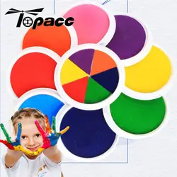 DIY живопись пальцем 20 Цвет забавные цветные чернила прокладка для печати для рукоделия, кардмейкинга грязи для обучения детей Образование