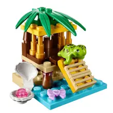 1pc Sea Turtle Oasis Island Mini Figure Kid Baby Toy Building Blocks Sets Model Toys Minifigures Brick