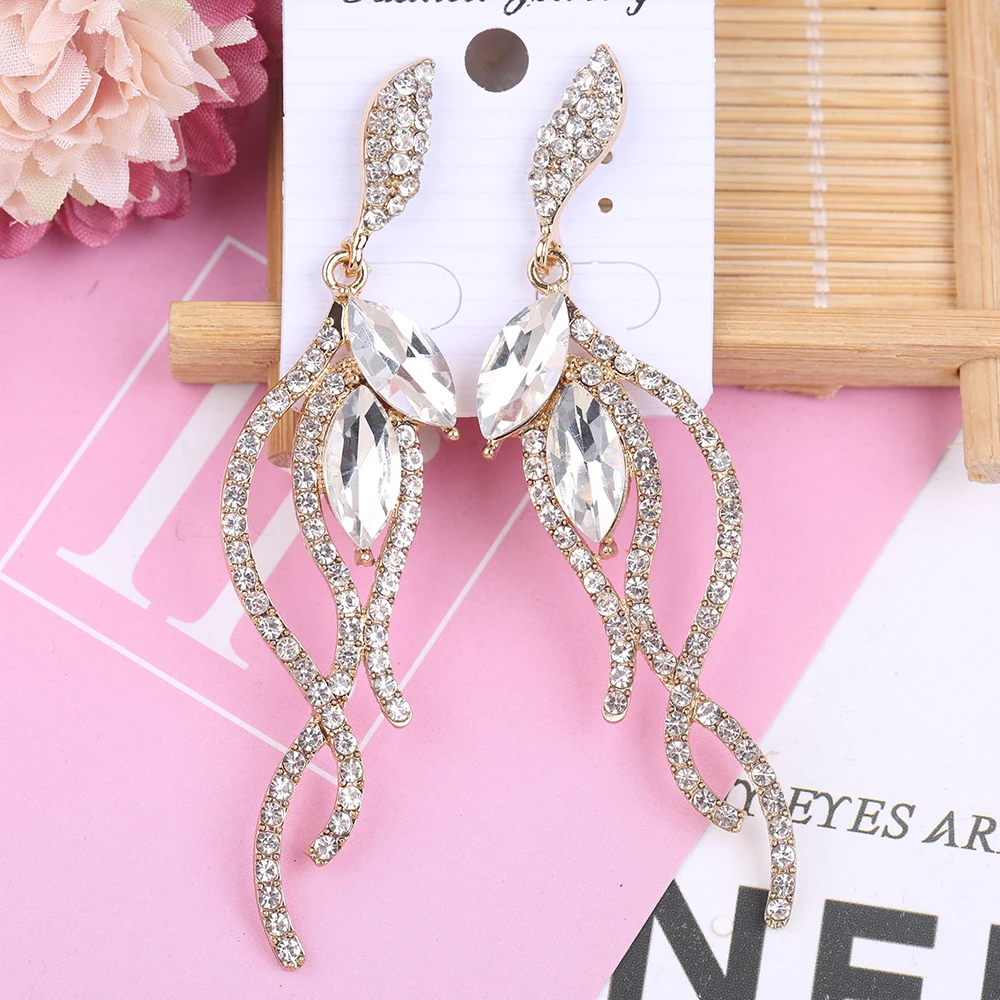 Brinco Pendente Cristal