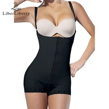 Women Bodysuit with Tummy Control Butt Lifter Slimming Suit Latex Waist Trainer Zipper Body Slim Control Panties Body Shapewear