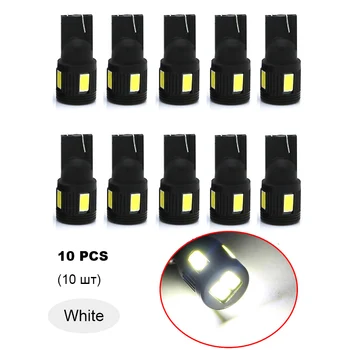 

10x T10 W5W LED Car Interior Light Side Wedge Bulb for VW Polo Golf 4 7 5 6 3 Beetle B6 B5 B7 T5 Touran T4 Tiguan Caddy Bora MK4