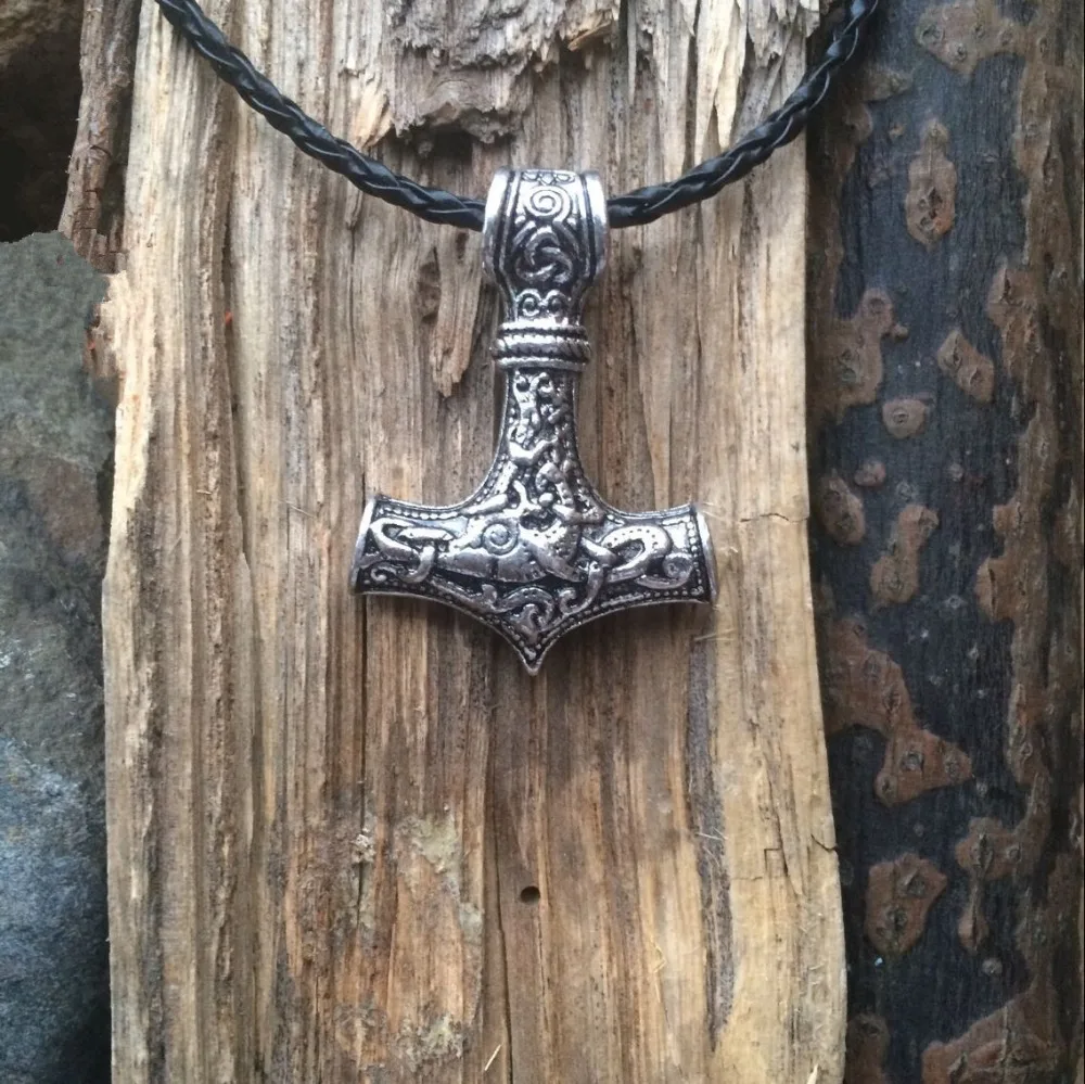Thor hammer Mjolnir Viking norse Amulet Hammer Scandinavian Norse