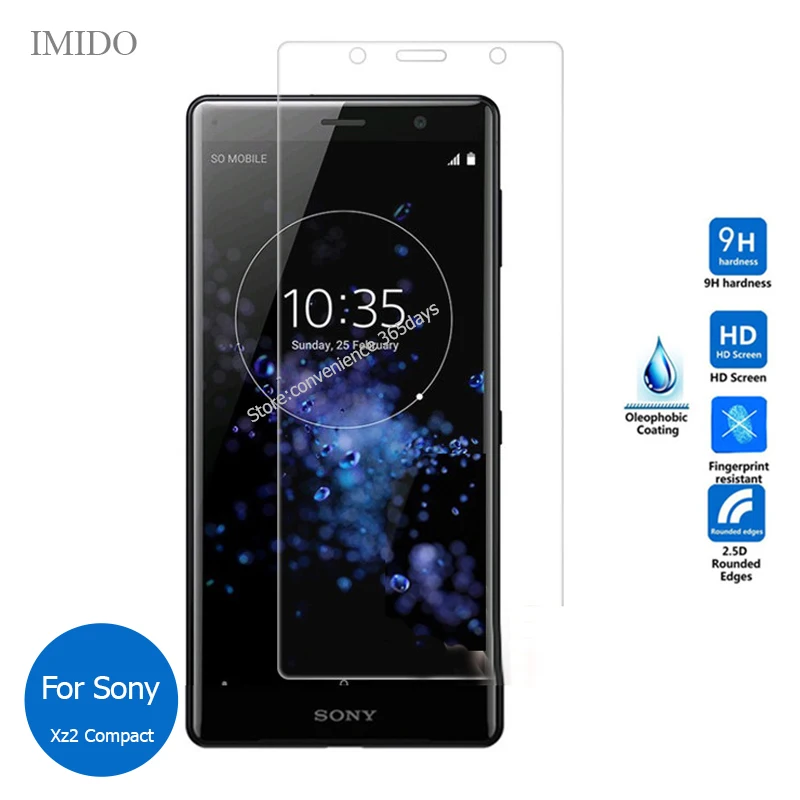 2 шт. для Sony Xperia Xz2 Compact закаленное стекло Защита экрана 5 9h защитная пленка на Xz