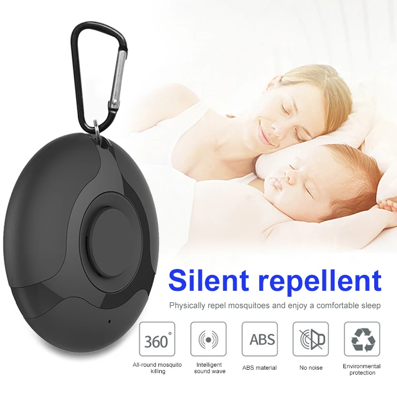 

Insect Repellent Anti-Mosquito Device Insect Killer Electronic Ultrasonic ABS Mouse Expeller Ultrasound 50*13.5mm Round Outdoor