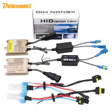 Buildreamen2 H7 55 Вт Авто Света HID Ксенона AC Балласт Лампы High Lumen 3000 К 4300 К 6000 К 8000 К Фар Автомобиля DRL Противотуманные фары