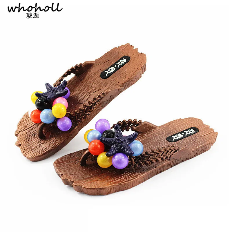 

WHOHOLL Women's Slippers Summer Flip Flops Shoes Flat Sandals Slipper Indoor & Outdoor Unicornio Fashion Beach Flip-flops