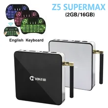 2 ГБ/16 ГБ S912 Amlogic Android TV Box Z5 Supermax 6.0 Octa Core Dual WIFI Google Play Магазин 4 К Smart TV Set Top Box Media Player