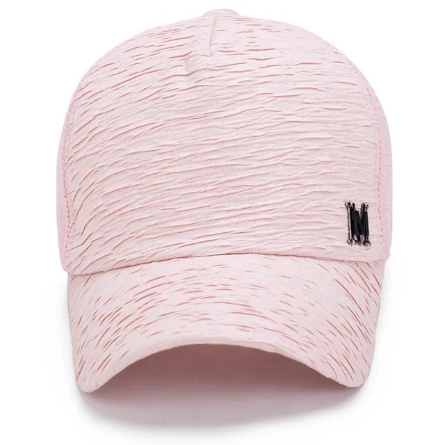 [Rancyword] 2017 New Fashion Baseball Caps For Women Summer Mesh Cap Hats Adjustable Bone Solid Color Hip Hop Hat Lady RC1180