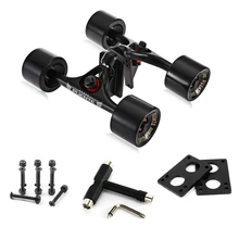 PUENTE Pro Longboard truck aluminum alloy 2pcs skate truck 70mm big wheels skateboard parts