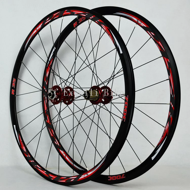 Sale 700CC Wheels disc brake road wheels road bicycle road bike V/C brake 30MM alloy rim 29inch Cross-country road bike. light wheel 24