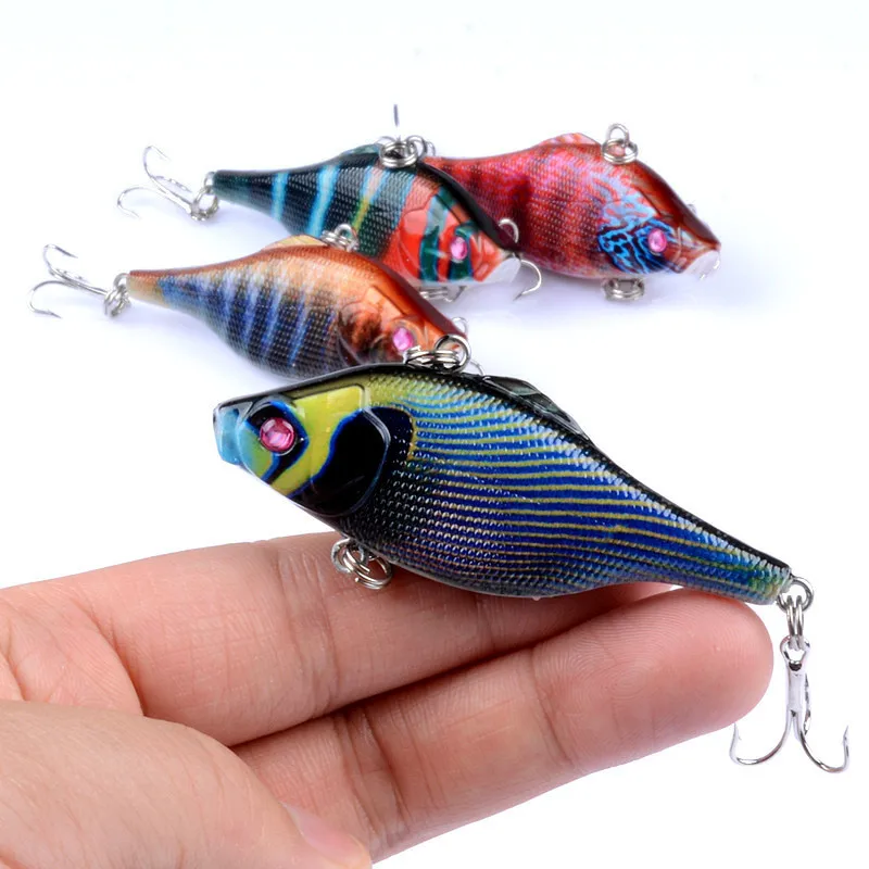 

1Pcs Lifelike VIB Fishing Lure 6.5cm/12g Crankbait Vibrate Artificial Japan Hard Baits Sea Fishing isca Wobbler Tackle