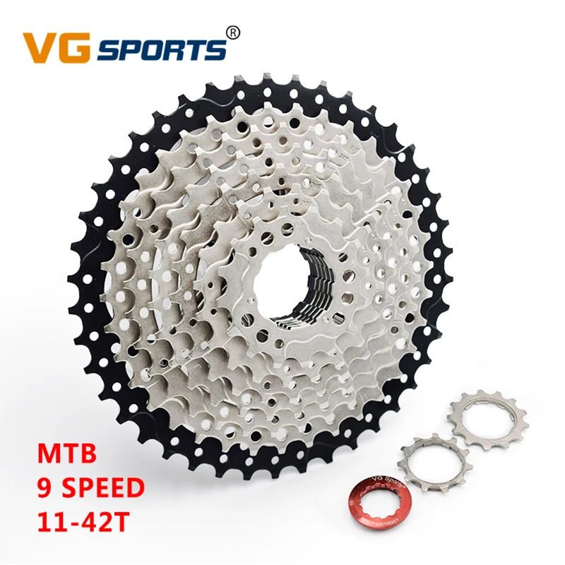 MTB 9 speed 11 42T cassette freewheel sprocket mountain bike bicycle